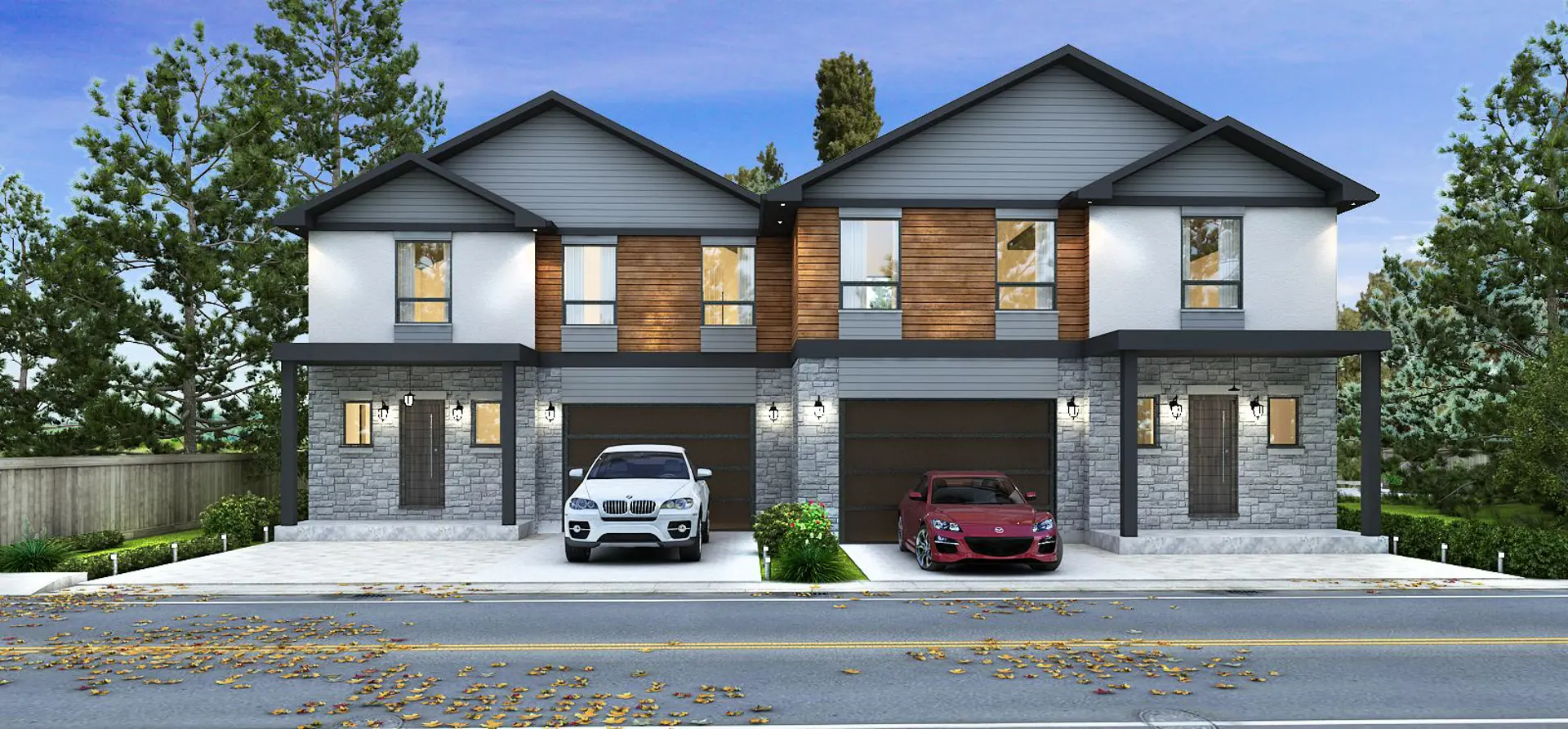 Vansickle Village - Single-Family Homes supplied project rendering
