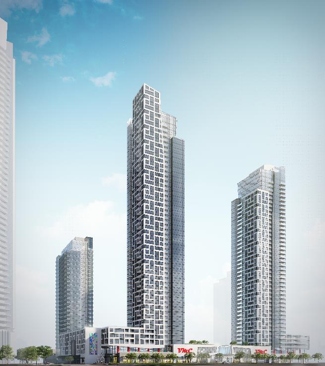 Vaughan Metropolitan Centre Condos, Vaughan. Artist’s rendering.