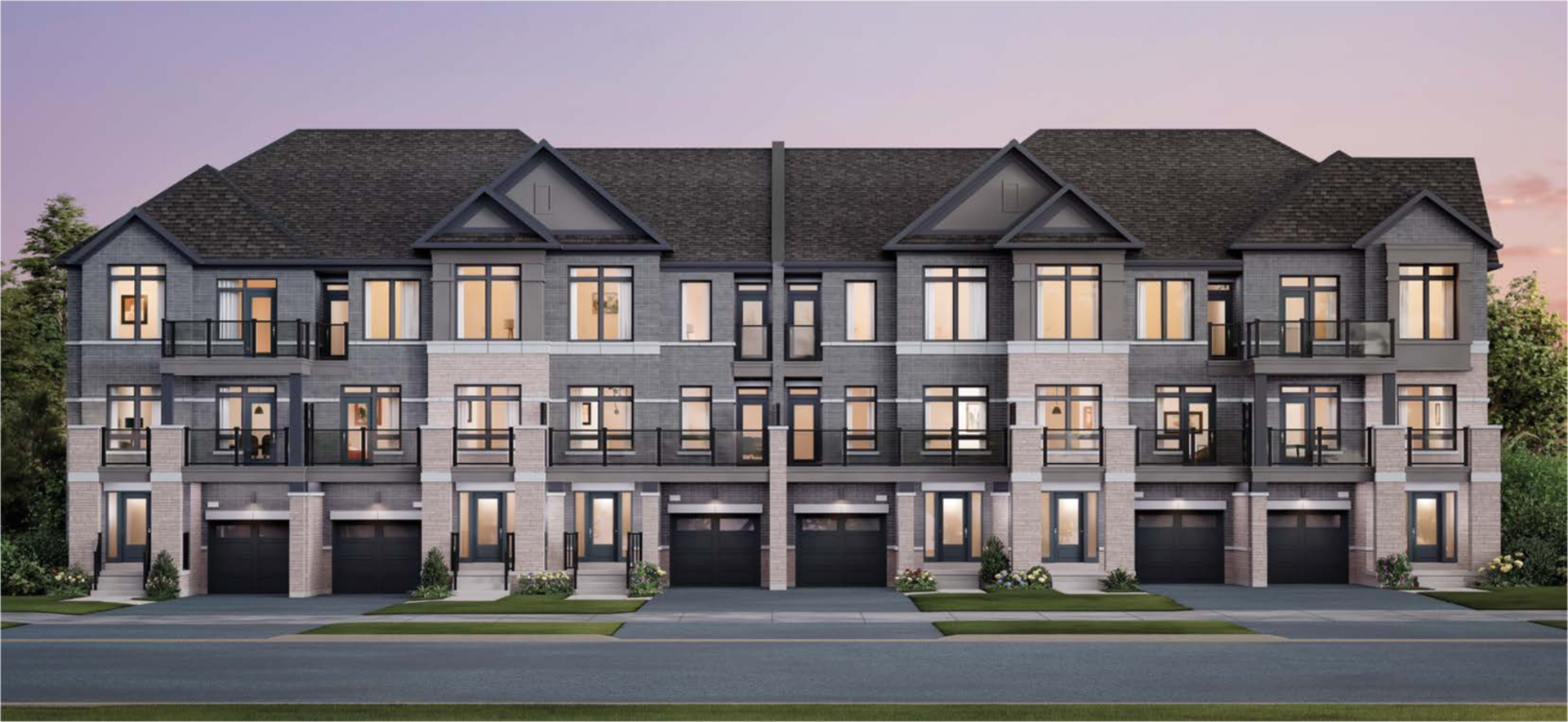Vellore Trails - Townhomes, Vaughan. Artist’s rendering.