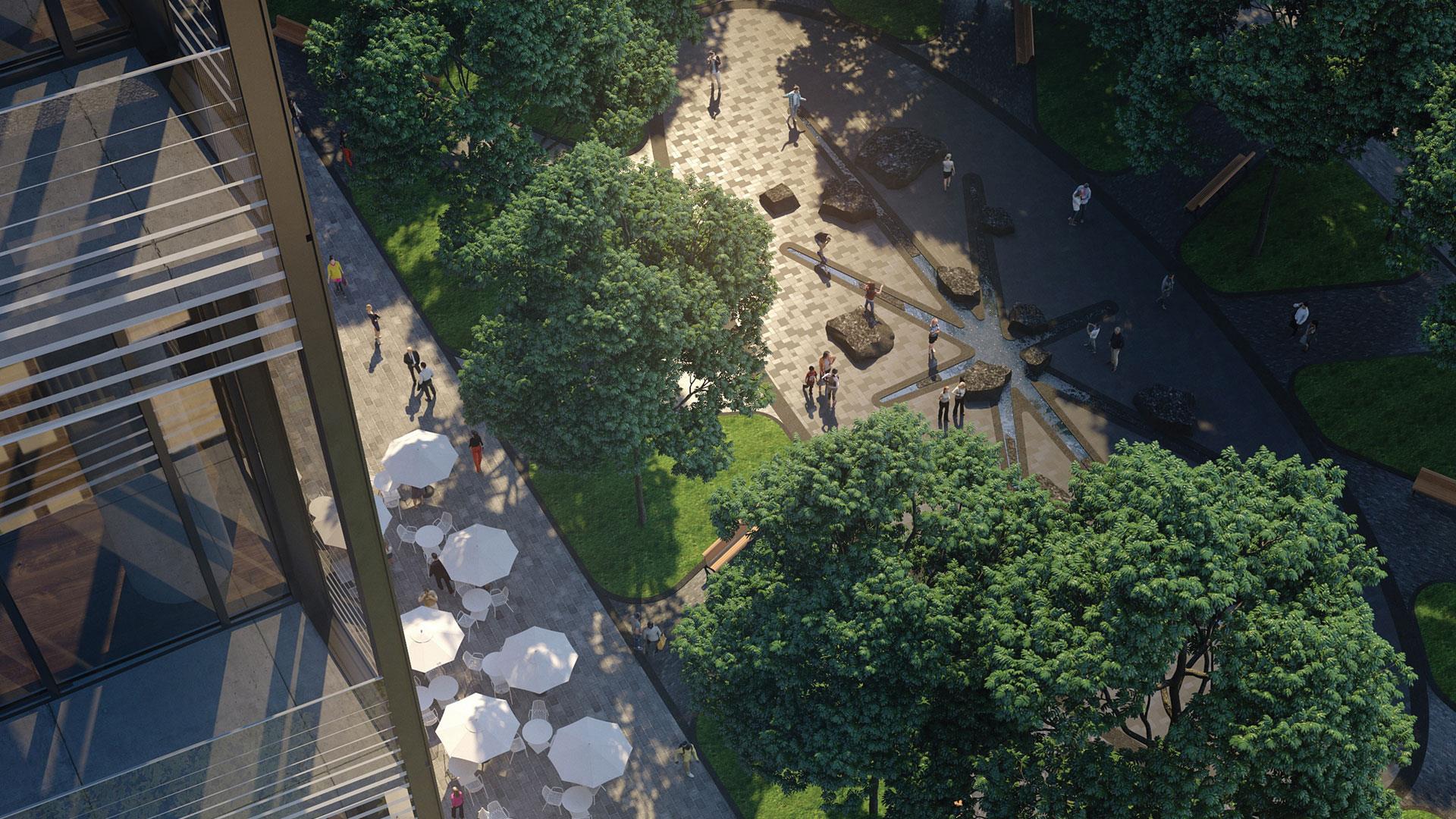 Victoria sur le parc Condos rendering 2