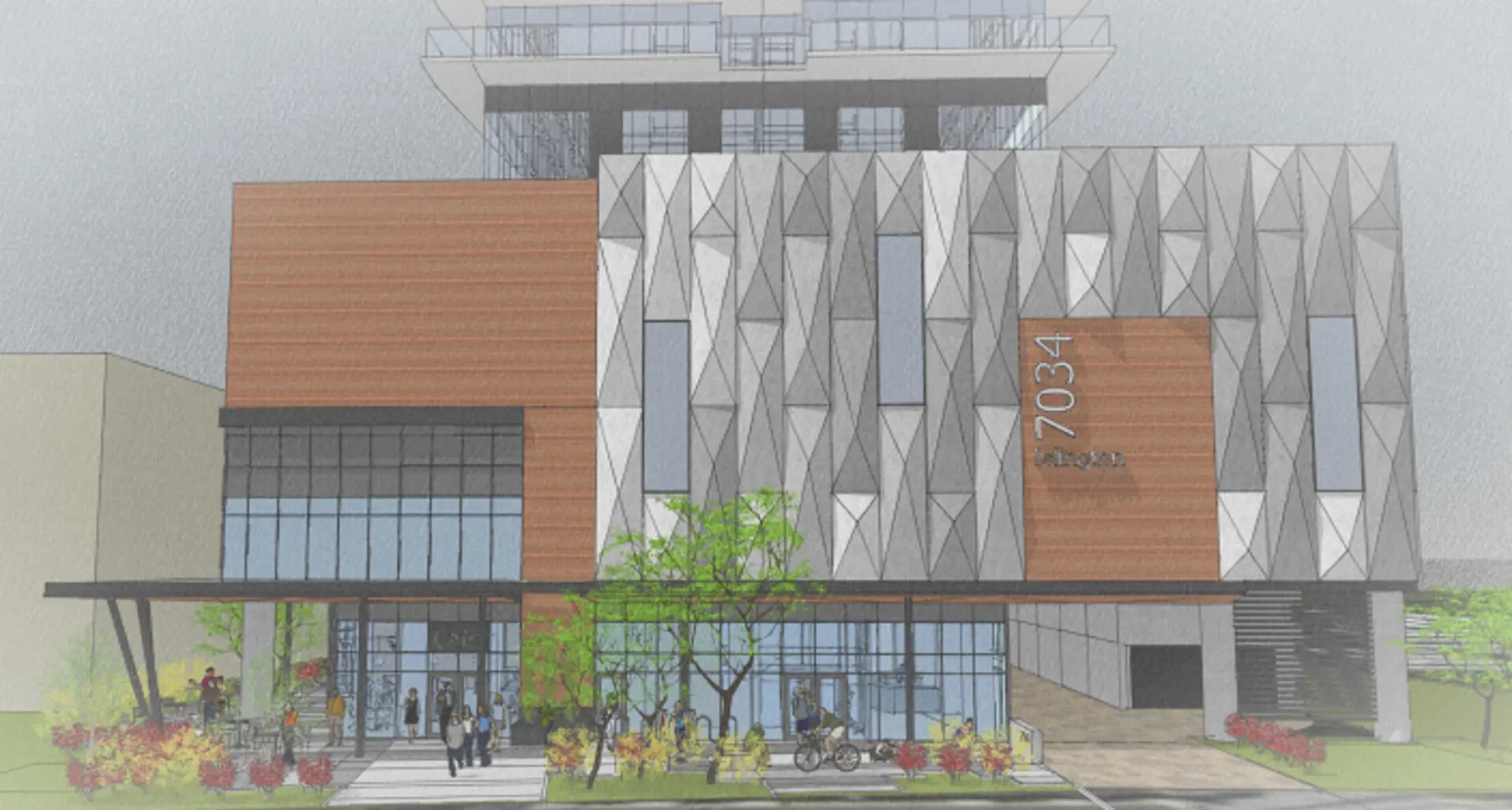 Victory Tower supplied project rendering
