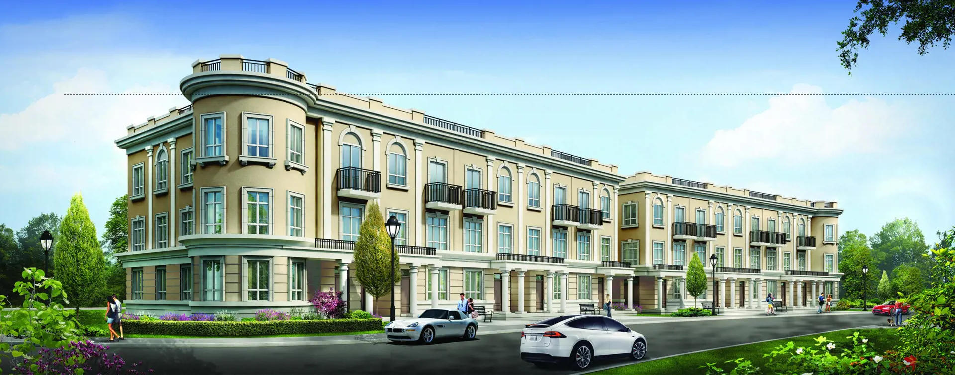 VineRidge Boutique Towns, Prince Edward County. Artist’s rendering.