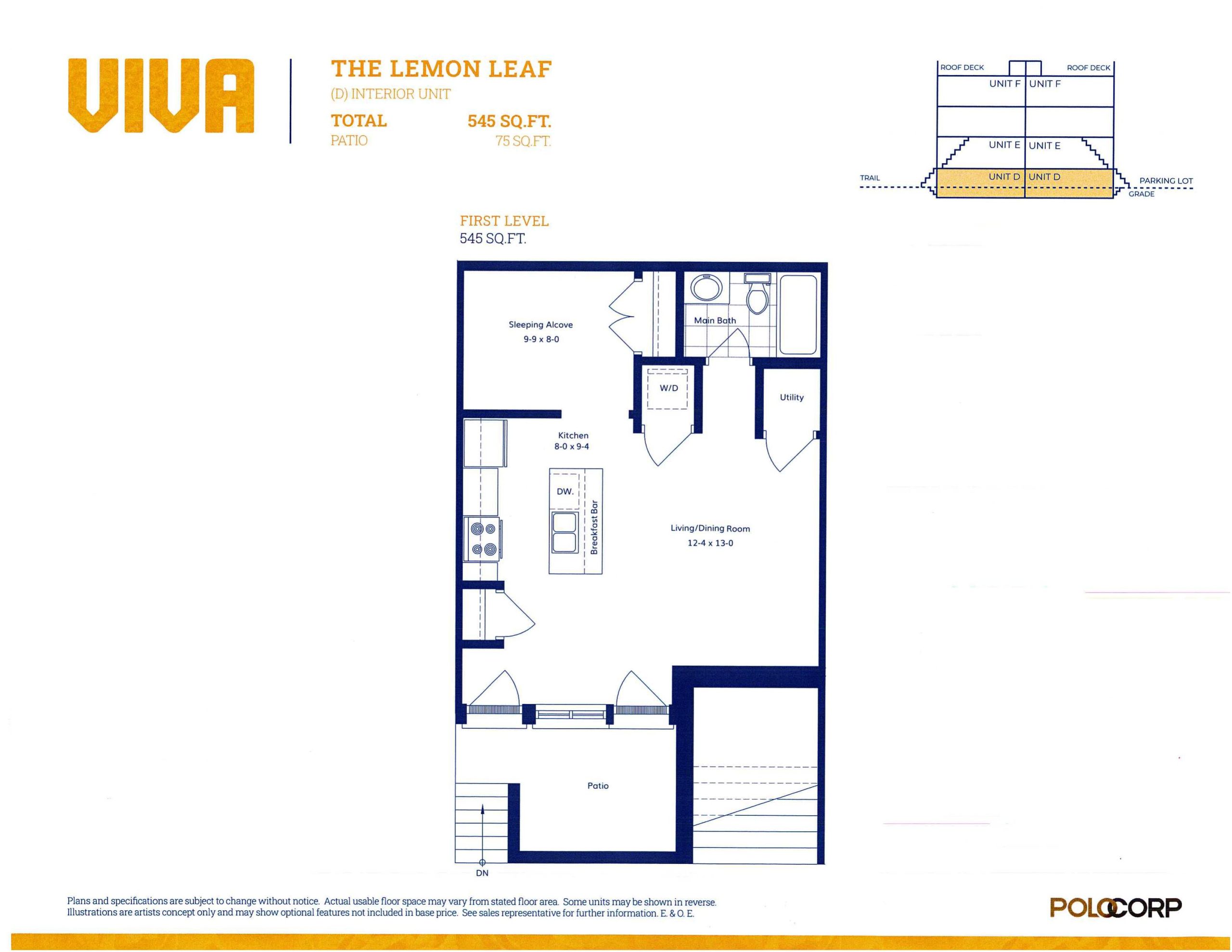 The Lemon Leaf plan preview