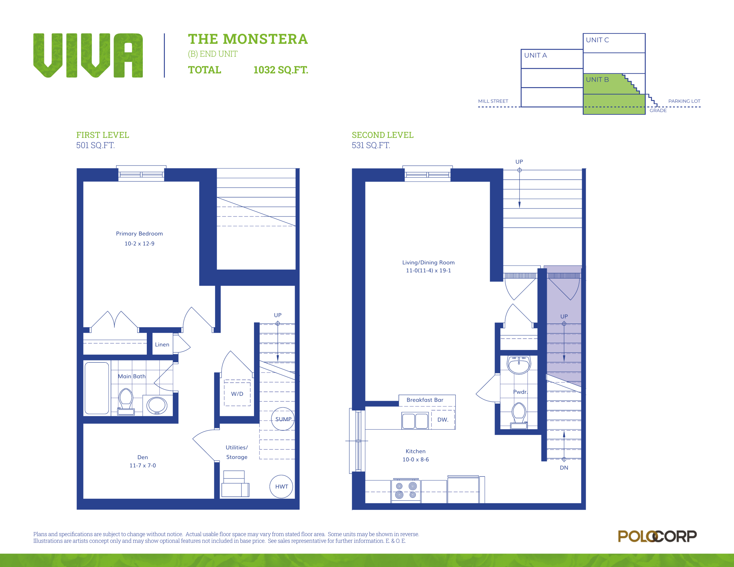The Monstera (End) plan preview
