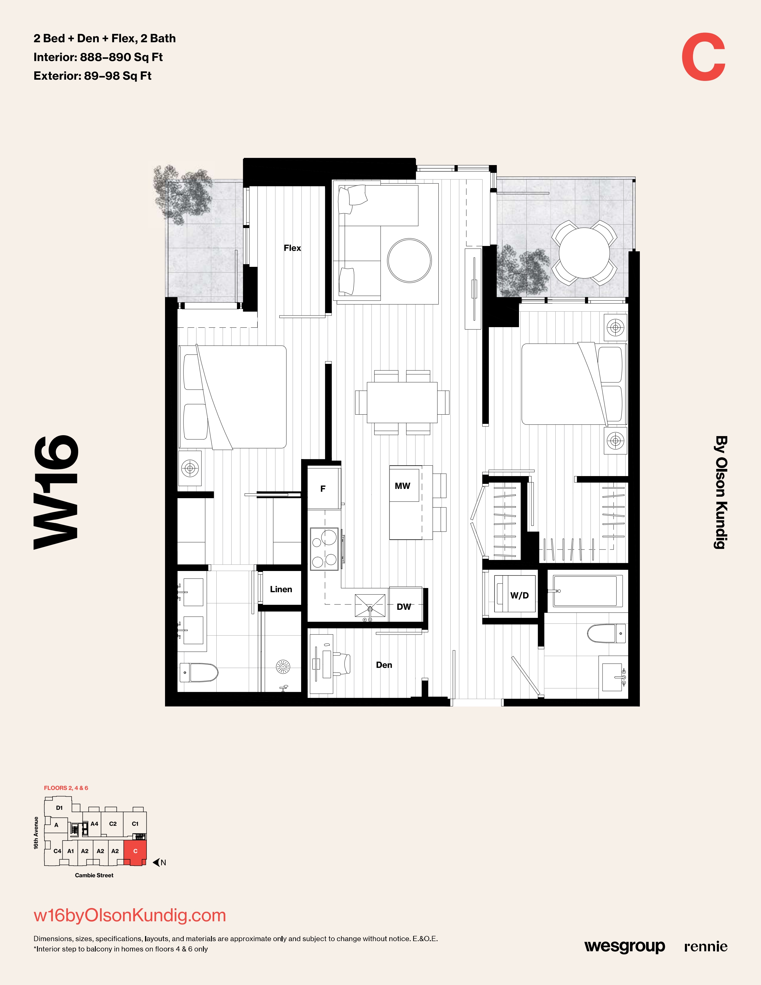 C floor plan
