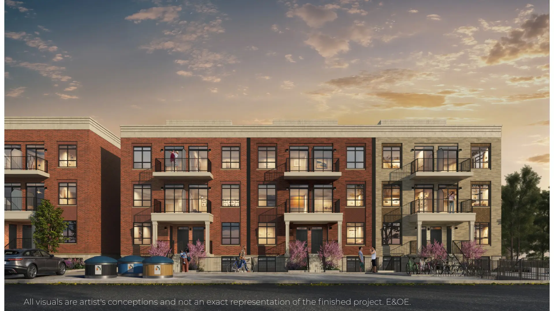 Warbler Place Urban Village - Block 2, Welland. Artist’s rendering.