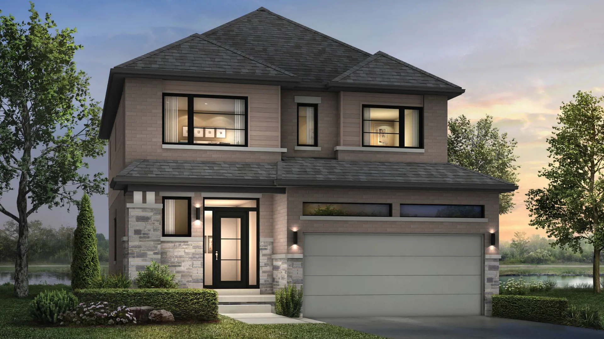 WaterView Estates supplied project rendering