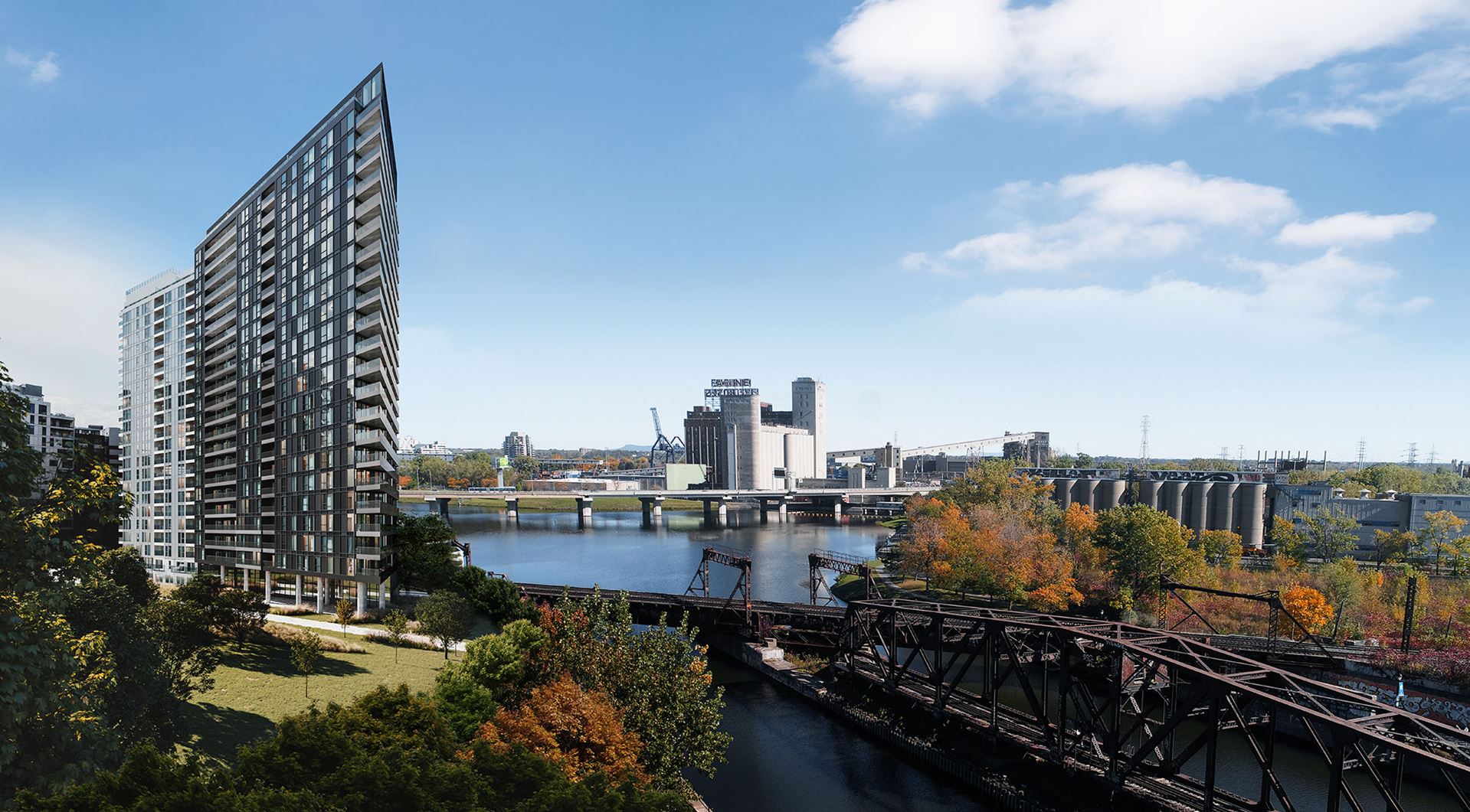 Wellington sur le Bassin Condos rendering 2