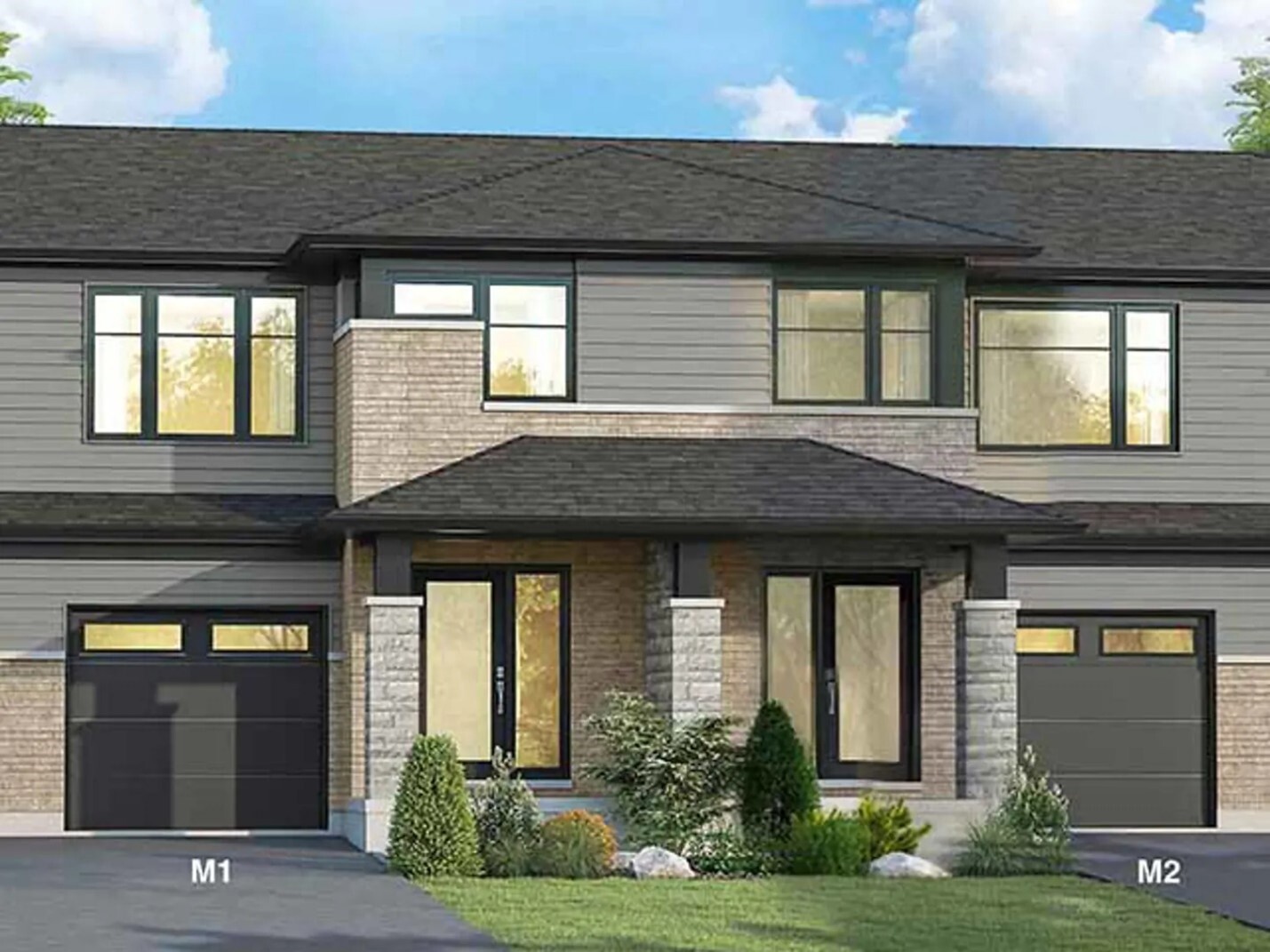 West Creek Towns, Welland. Artist’s rendering.