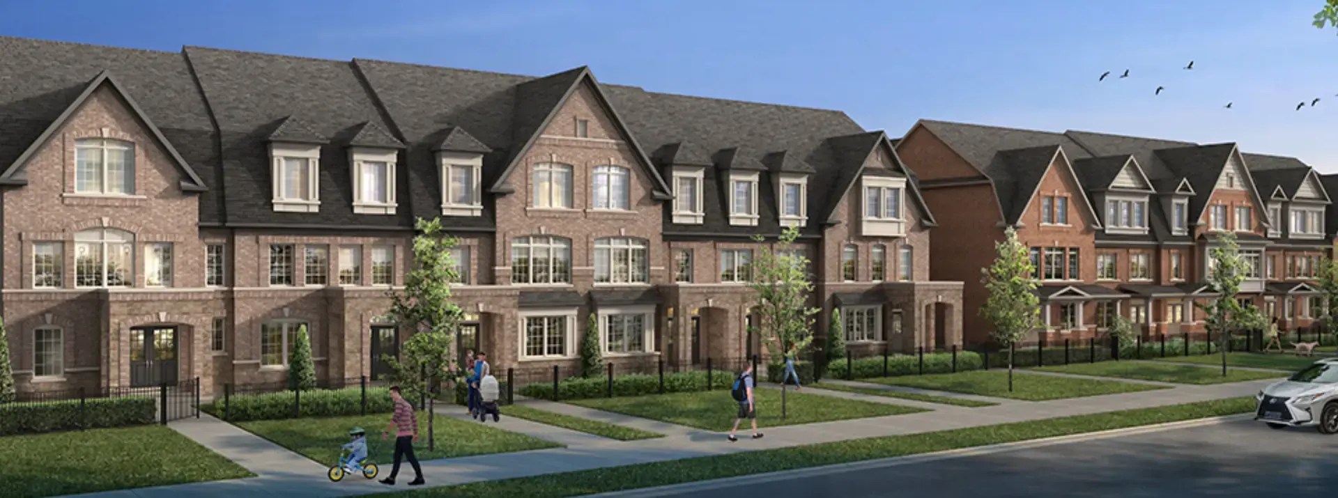 West Grove - Townhomes, Brampton. Artist’s rendering.
