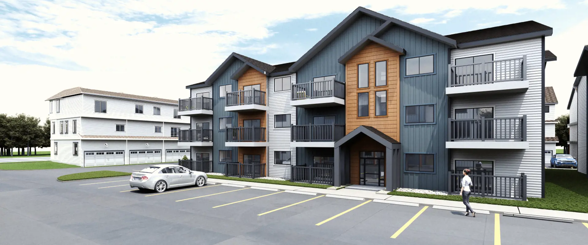 West Secord 2 Urban Flats, Edmonton. Artist’s rendering.