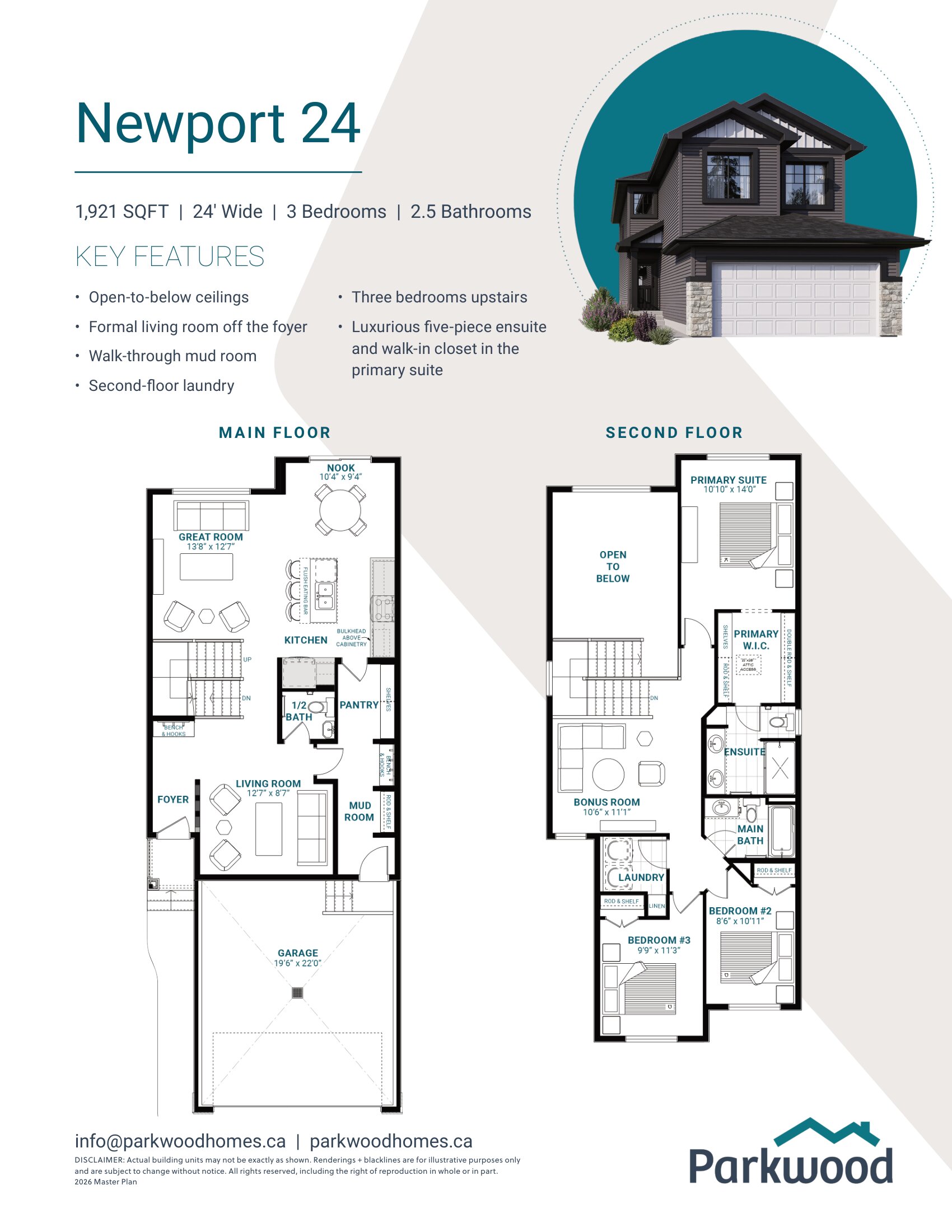 Newport 24 plan preview