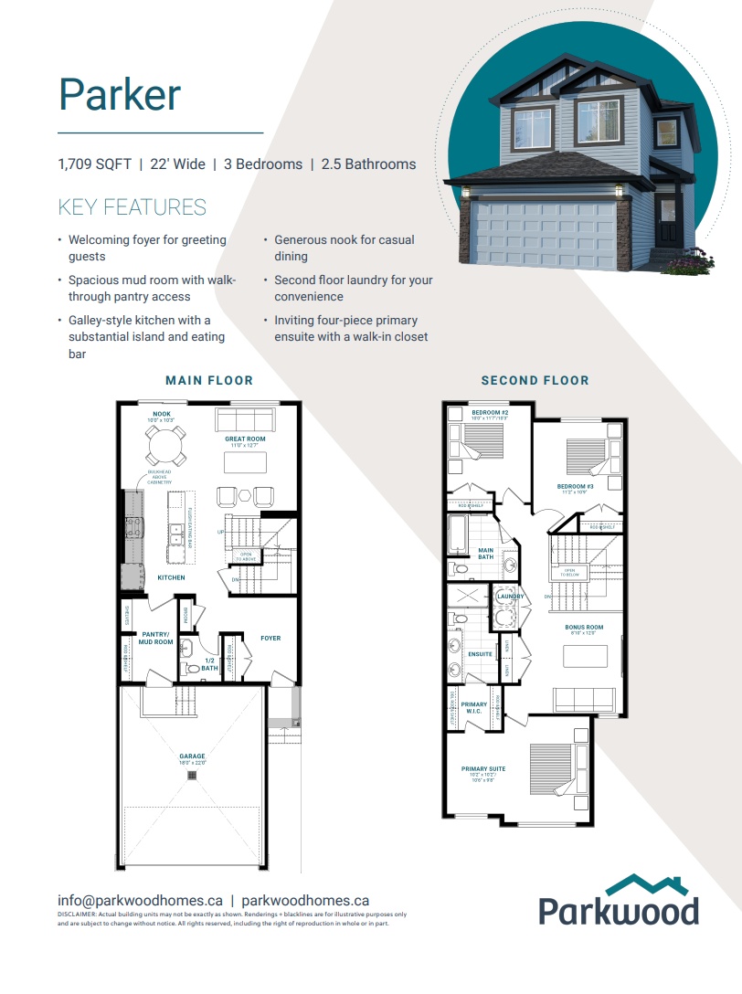 Parker 22 plan preview