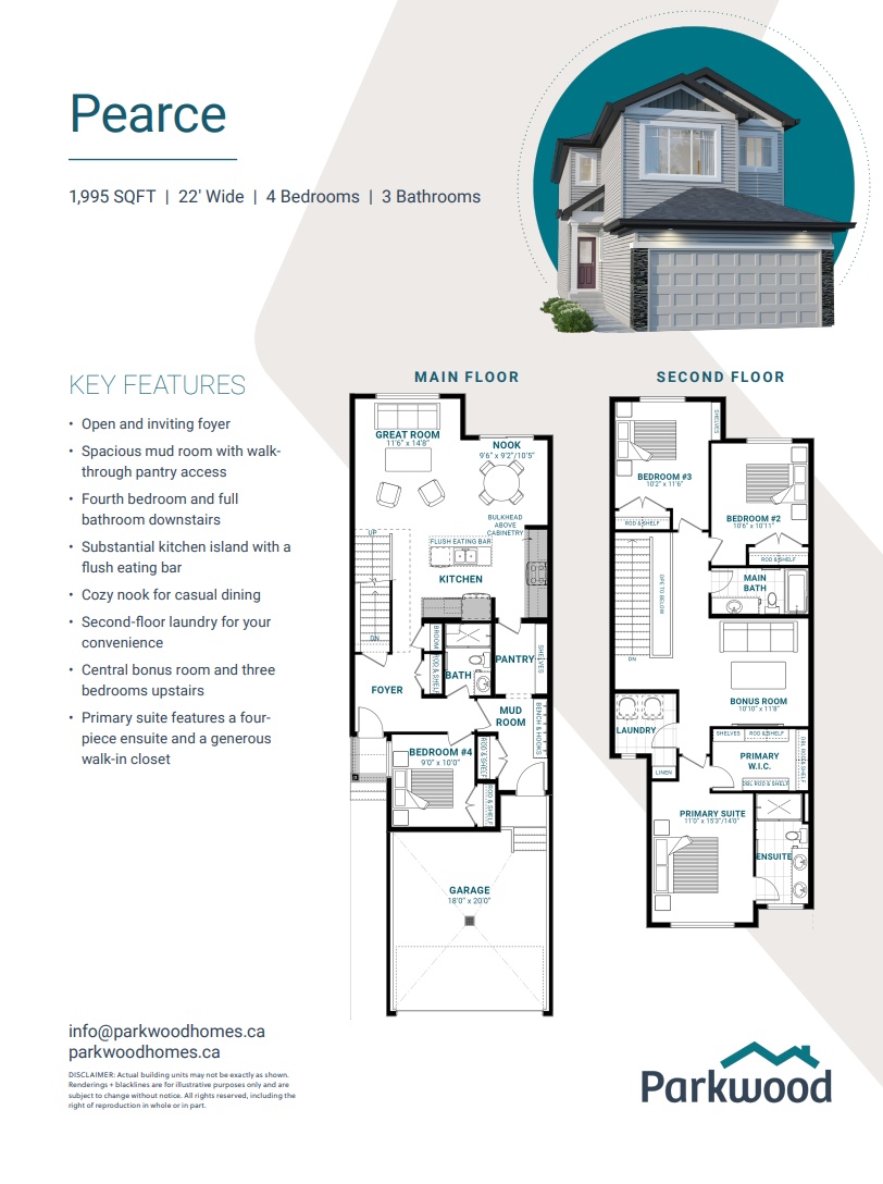Pearce 22 plan preview