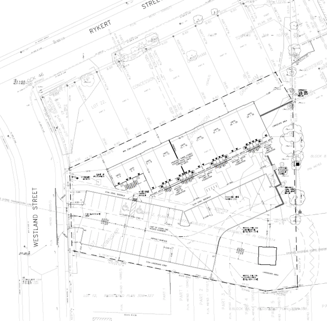 Westland Stacked Townhouses, St. Catharines. Artist’s rendering.