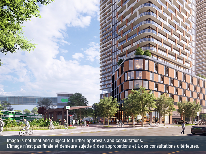 Whitby GO Transit-Oriented Community rendering 2