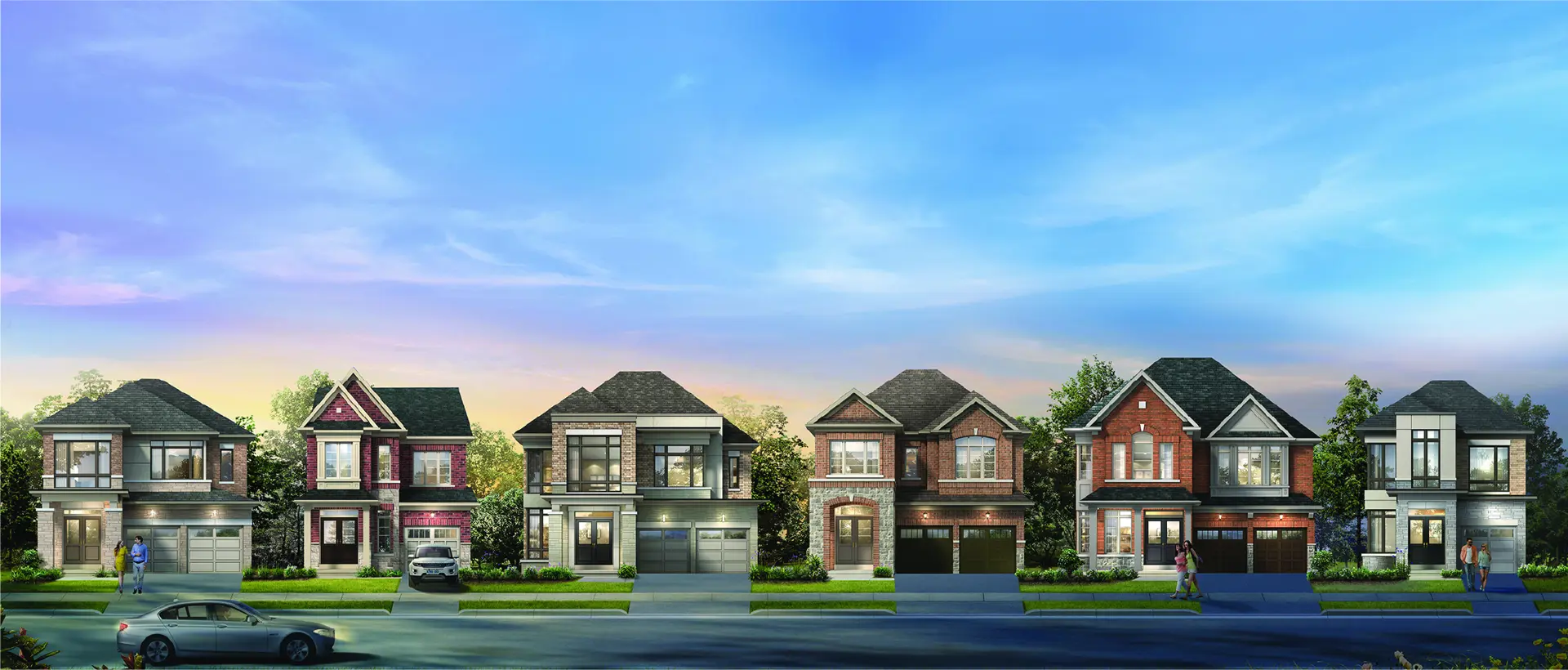 Whitby Meadows - Single-Family Homes, Whitby. Artist’s rendering.