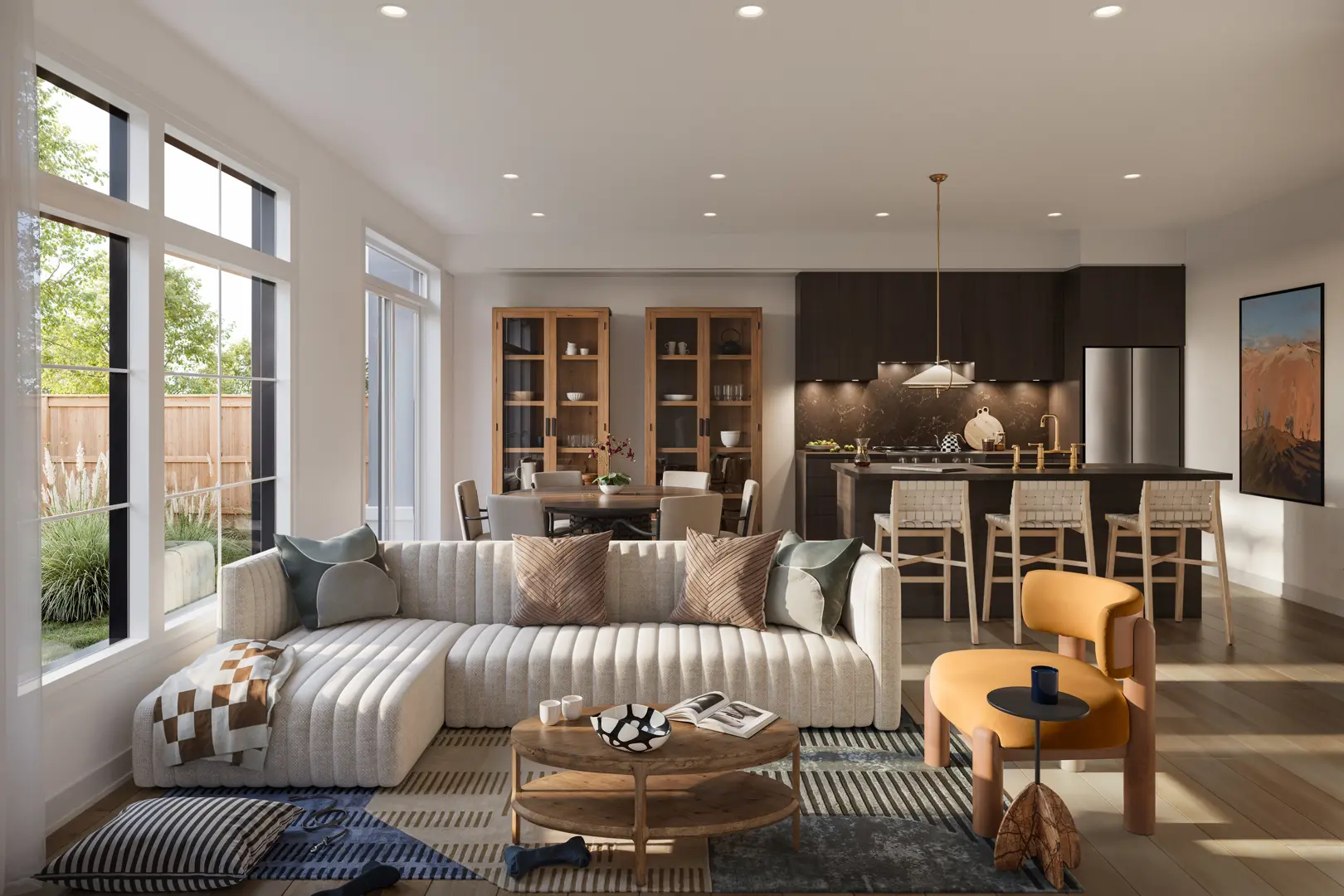 Wild Indigo at the Grand River - Phase 1, Waterloo. Artist’s rendering.