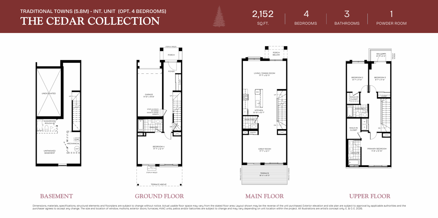 The Cedar END plan preview