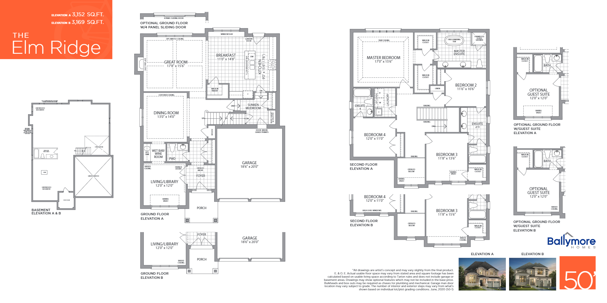 The Elm Ridge - Elev. A plan preview