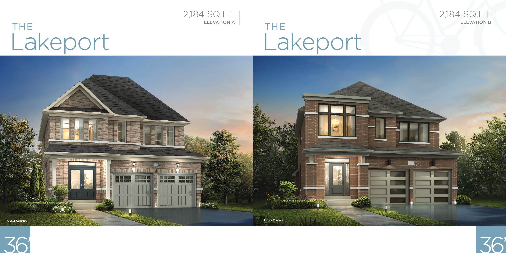 The Lakeport - Elev. A plan preview