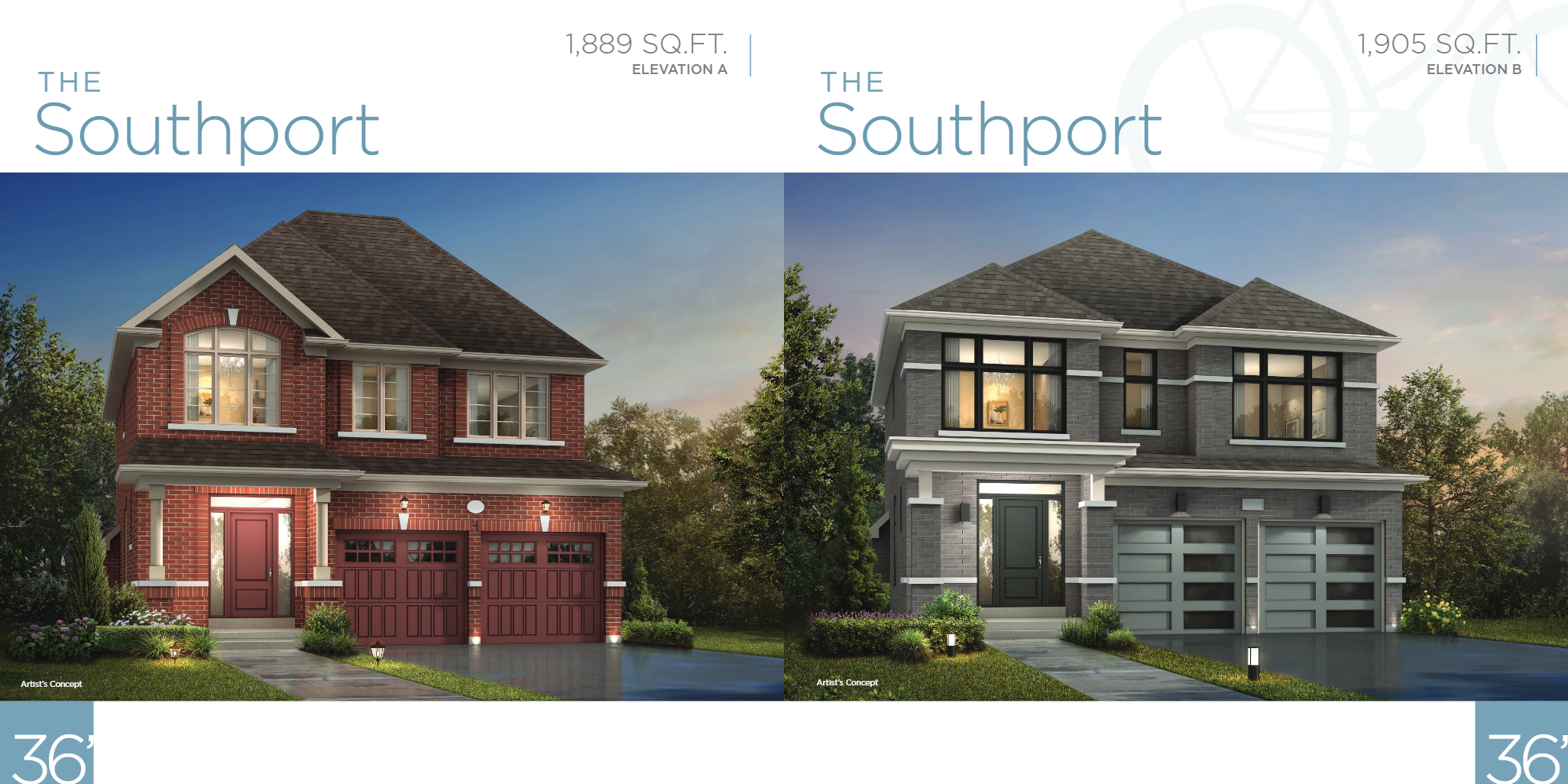 The Southport - Elev. A plan preview