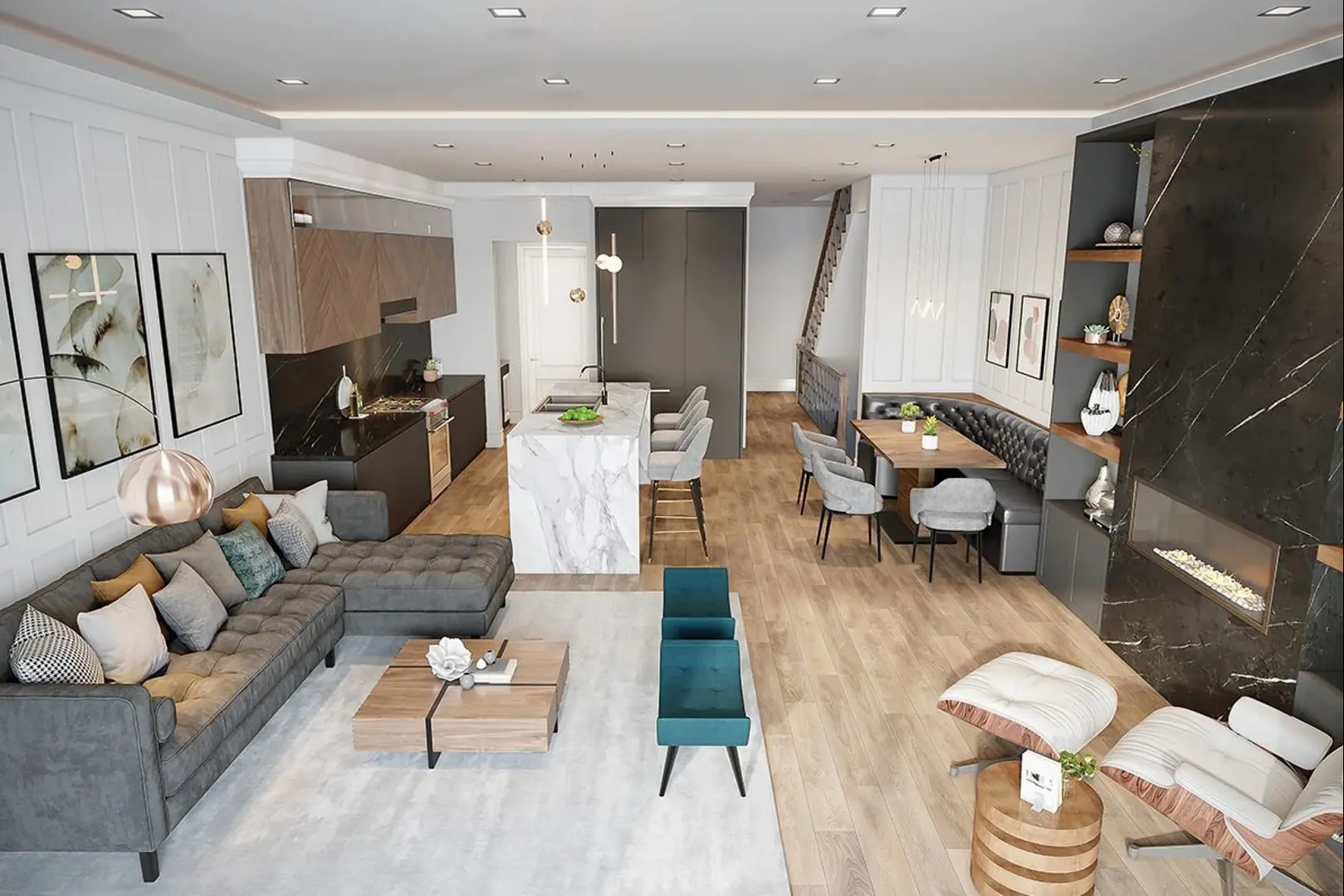Woodend Place Towns rendering 4