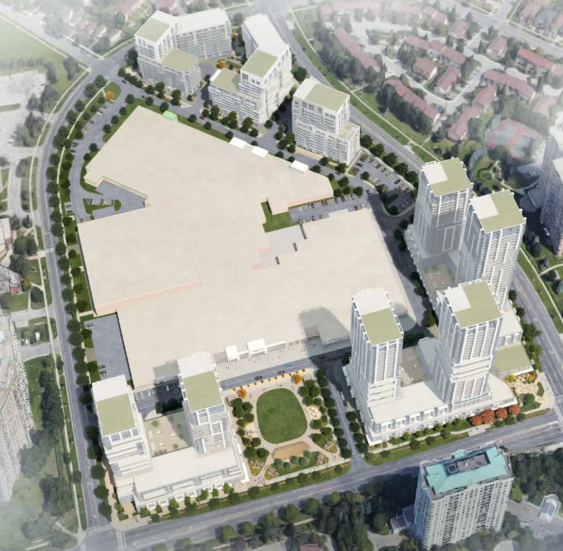 Woodside Square Redevelopment, Toronto. Artist’s rendering.